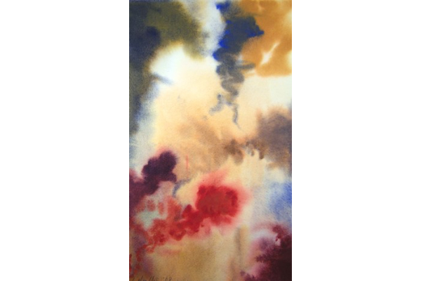 Voyage 2, gouache sur papier Fabriano Artistico, 12x17p.